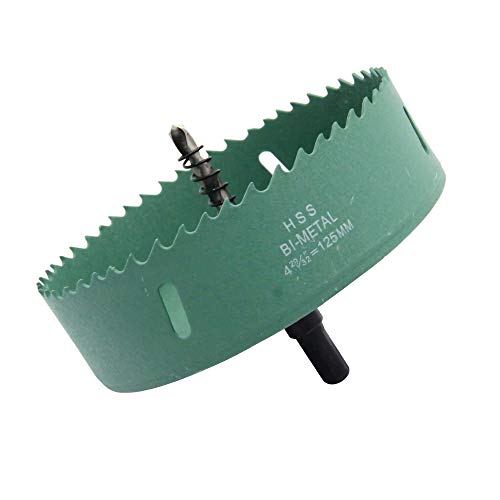 Lochsäge 120 mm,LAIWEI Bohrer zum Bohren in Holz, Dünnblech, Alu-Profilen, PVC, etc. Scharfes und langlebiges Bohrwerkzeug von Laiwei