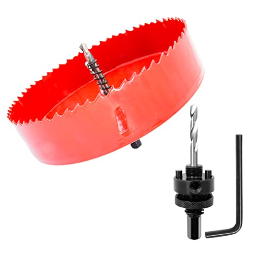 Lochsäge 155mm, LAIWEI Schwerlast Dorn lochbohrer, 4341 Bohrer, Lochfräser zum Bohren von Löchern in Holz, Aluminium, PVC und anderen Materialien, Bohrwerkzeuge Lochsäge 155mm, LAIWEI Schwerlast Dorn lochbohrer, 4341 Bohrer, Lochfräser zum Bohren von Löchern in Holz, Aluminium, PVC und anderen Materialien, Bohrwerkzeuge von Laiwei