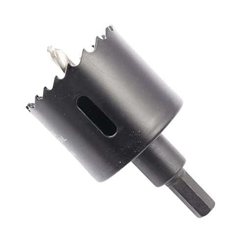 Lochsäge 55mm LAIWEI Bi-Metall Rundlochfräser HSS Kreissägekopf, 1,8 mm stark, Schnitttiefe bis 38mm, geeignet für Holz, Kunststoff, Gipskarton und Metallrohre von Laiwei
