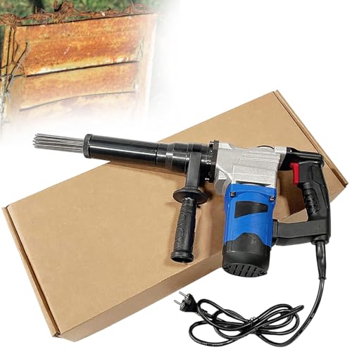 Nadelentroster in Industriequalität, 1100 W, leistungsstarker Nadelentroster in Industriequalität mit Pistolengriff zum Entfernen von Rost, Schweißschlacke und Farbe,220V von Lakenbroade