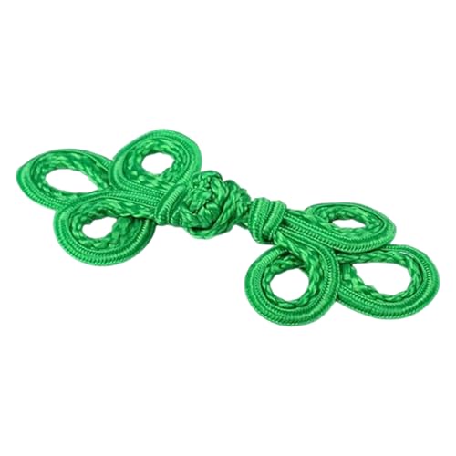 Chinesischer Froschknopfverschluss mit 3 Schlaufen, 13 cm, 1 Paar/Packung, Haken- und Ösenknotenverschluss, ideal für Heimwerker, Handwerk, Nähen, Kleid, Pullover, Kostüm, Outfit, Dekoration von Lakesstory