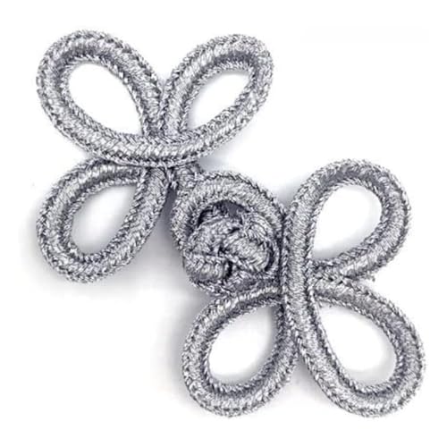 Chinesischer Froschknopfverschluss mit 3 Schlaufen, 6,1 cm, 1 Paar, Haken- und Ösenknotenverschluss, Vintage-Froschverschluss, ideal zum Nähen von Kleid, Pullover, Blusen, Kostüm, DIY, Basteln Chinesischer Froschknopfverschluss mit 3 Schlaufen, 6,1 cm, 1 Paar, Haken- und Ösenknotenverschluss, Vintage-Froschverschluss, ideal zum Nähen von Kleid, Pullover, Blusen, Kostüm, DIY, Basteln von Lakesstory