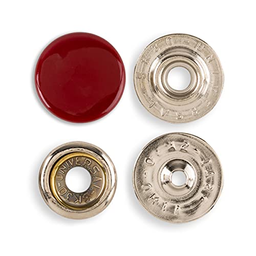 Druckknöpfe Set mit 12 roten Druckknöpfen, 24 l, 15 mm, Metallknöpfe, Druckknöpfe, Ringsockelknöpfe, Verschluss für Leder, Jeans, Stoff, Jacken, Kleidung, Tasche, DIY Handwerk Druckknöpfe Set mit 12 roten Druckknöpfen, 24 l, 15 mm, Metallknöpfe, Druckknöpfe, Ringsockelknöpfe, Verschluss für Leder, Jeans, Stoff, Jacken, Kleidung, Tasche, DIY Handwerk von Lakesstory