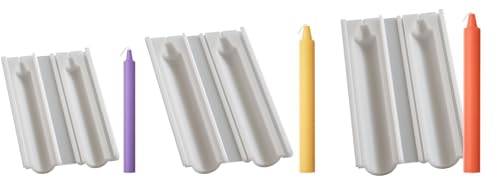 Lakoney DIY Kerzenstäbe Silikonform Set – Glatte Standardformen für Stabkerzen in Mehreren Größen – Ideal für Aromakerzen & Deko-Lichter Lakoney DIY Kerzenstäbe Silikonform Set – Glatte Standardformen für Stabkerzen in Mehreren Größen – Ideal für Aromakerzen & Deko-Lichter von Lakoney