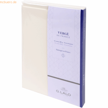 5 x Lalo Karten & Umschläge Verge C6 VE=10 Stück weiß 5 x Lalo Karten & Umschläge Verge C6 VE=10 Stück weiß von Lalo