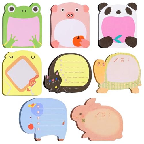 8 Sticky Notes, Cartoon Sticky Notes, Mini Süße Haftnotizen, Haftnotizen für den Kühlschrank Büronotizen, Small Gifts for Students 8 Sticky Notes, Cartoon Sticky Notes, Mini Süße Haftnotizen, Haftnotizen für den Kühlschrank Büronotizen, Small Gifts for Students von Laluky