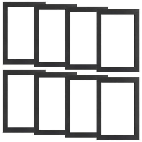 Laluky 8 Stück Rechteckig Fotorahmen 10 x 15 cm Set, Echte Holz Moderne Quadratische MDF Bilderrahmen für Wand und Tisch in Büros, Wohnungen, Schule Laluky 8 Stück Rechteckig Fotorahmen 10 x 15 cm Set, Echte Holz Moderne Quadratische MDF Bilderrahmen für Wand und Tisch in Büros, Wohnungen, Schule von Laluky