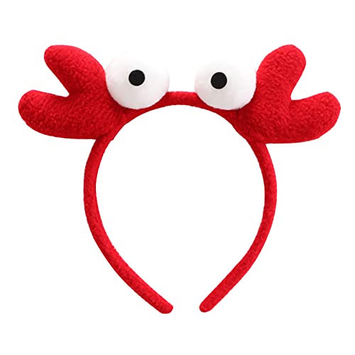 Lamantery Niedliches Hummer-Stirnband, rote Krabbe, Stirnband, Tier, Cosplay, Hummer, Haarschmuck, Haarschmuck für Halloween, Weihnachten, Cosplay, Party, Kostüm, 2 Stück Lamantery Niedliches Hummer-Stirnband, rote Krabbe, Stirnband, Tier, Cosplay, Hummer, Haarschmuck, Haarschmuck für Halloween, Weihnachten, Cosplay, Party, Kostüm, 2 Stück von Lamantery