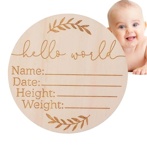 Hallo Welt Neugeborenen Schild, Meilensteinkarten Baby, Baby Announcement Sign Neugeborenen Schild Geburtsanzeige Schilder Für Krankenhaus Foto Requisite Babyparty Hallo Welt Neugeborenen Schild, Meilensteinkarten Baby, Baby Announcement Sign Neugeborenen Schild Geburtsanzeige Schilder Für Krankenhaus Foto Requisite Babyparty von Lambo
