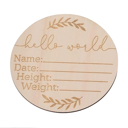 Hallo Welt Neugeborenen Schild, Meilensteinkarten Baby, Baby Announcement Sign Neugeborenen Schild Geburtsanzeige Schilder Für Krankenhaus Foto Requisite Babyparty Hallo Welt Neugeborenen Schild, Meilensteinkarten Baby, Baby Announcement Sign Neugeborenen Schild Geburtsanzeige Schilder Für Krankenhaus Foto Requisite Babyparty von Lambo