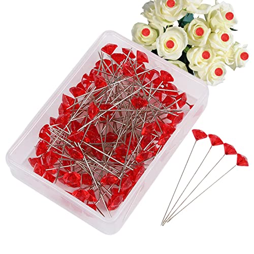 Lambo Blumennadeln | 100 Stück Knopflochnadeln, Stecknadeln mit geradem Kopf, Blumennadeln für Handwerk, Hochzeit, Nähen, Basteln, Blumendekoration Lambo Blumennadeln | 100 Stück Knopflochnadeln, Stecknadeln mit geradem Kopf, Blumennadeln für Handwerk, Hochzeit, Nähen, Basteln, Blumendekoration von Lambo