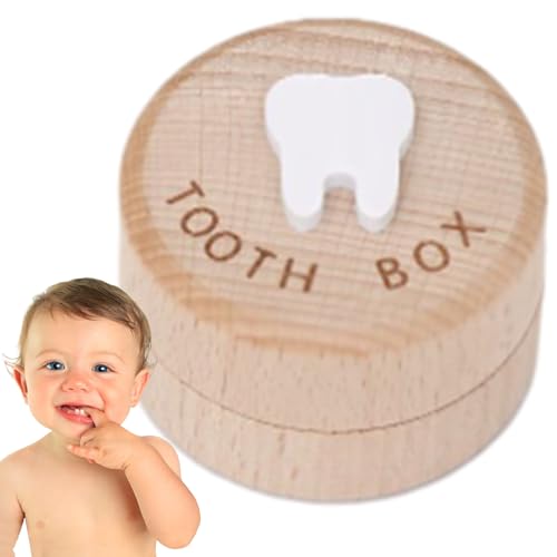 Lambo Erinnerungsbox für Babyzähne, Baby-Zahnbox, Erinnerungsbox aus Holz für Babys, Zahnbehälter für Jungen oder Mädchen, Geschenkbox, Feengeschenke Lambo Erinnerungsbox für Babyzähne, Baby-Zahnbox, Erinnerungsbox aus Holz für Babys, Zahnbehälter für Jungen oder Mädchen, Geschenkbox, Feengeschenke von Lambo