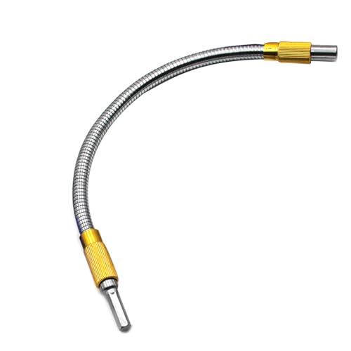 Lambo Flexible Bohrerverlängerung | Bohrerverlängerung mit Sechskantschaft aus Metall, universelle Verlängerung des Bohrers mit Sechskantschaft mit flexiblem Schaft, 40,6 cm (11,8 Zoll), Geschenk für von Lambo