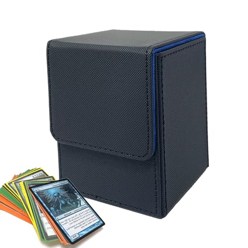 Lambo Kartenaufbewahrungsbox, horizontaler Kartenhalter mit starkem Magnetverschluss, Kartenspielbox für mehr als 100 Karten, mit schneller Organisation, Geschenk für Kartenspieler von Lambo