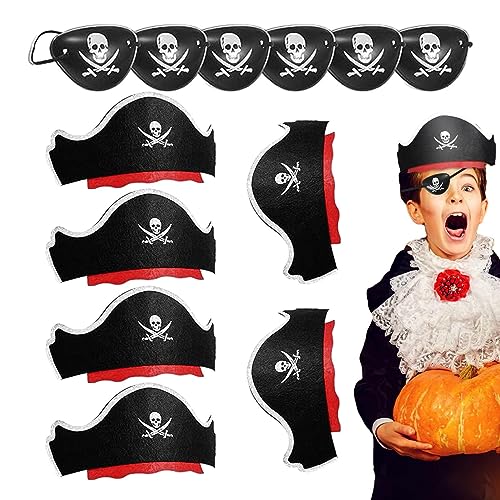 Lambo Piraten-Party-Set, Piratenkostüm für Halloween | Halloween-Partygeschenke für Erwachsene, , Mädchen von Lambo