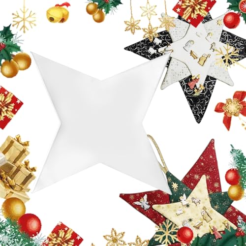 Lambo Quilt-Schablone für Weihnachten – Schablone mit Sternmotiv | Weihnachts-Patchwork-Modell, handgefertigt, aus glattem und rutschfestem Acryl, für Lederhandwerk, Quilting und Nähen Lambo Quilt-Schablone für Weihnachten – Schablone mit Sternmotiv | Weihnachts-Patchwork-Modell, handgefertigt, aus glattem und rutschfestem Acryl, für Lederhandwerk, Quilting und Nähen von Lambo