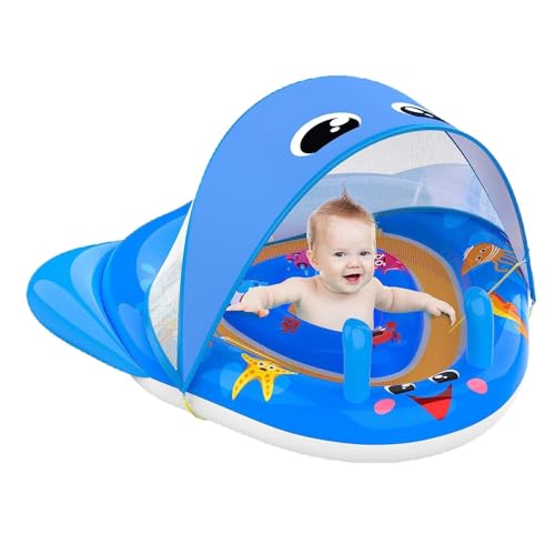 Lambo Schwimmender Poolstuhl aus Netzstoff, schwimmender Stuhl für - mit Schwimmstuhl, Sonnenschutz, schwimmende Schwimmstühle, UV-Schutz, mit SEAT von Lambo