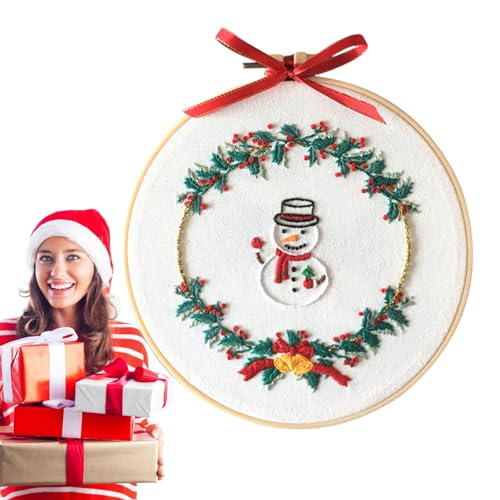 Lambo Stickerei-Kits zum Selbermachen, Handarbeit, dekorative Sticksets für Weihnachten, für Anfänger, Zubehör für Wohnzimmer, Schlafzimmer, Arbeitszimmer, Hof, Balkon Lambo Stickerei-Kits zum Selbermachen, Handarbeit, dekorative Sticksets für Weihnachten, für Anfänger, Zubehör für Wohnzimmer, Schlafzimmer, Arbeitszimmer, Hof, Balkon von Lambo