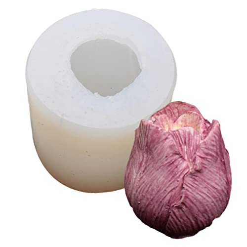Lambo Tulpen-Kerzenform | Tulpen-Kuchenform - Harzformen zum Basteln, Duftseife, Schokolade, Fondant Kuchen von Lambo