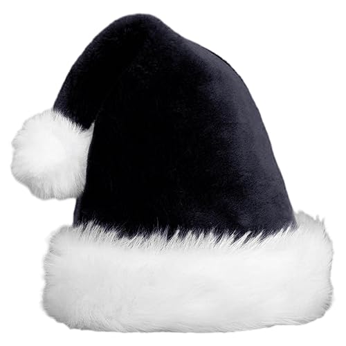 Lambo Weihnachtsmann für | Klassischer farbiger Weihnachtsmann mit Plüschrand | Bequeme Weihnachtsmützen aus Samt, Weihnachtsgeschenk für Erwachsene Lambo Weihnachtsmann für | Klassischer farbiger Weihnachtsmann mit Plüschrand | Bequeme Weihnachtsmützen aus Samt, Weihnachtsgeschenk für Erwachsene von Lambo