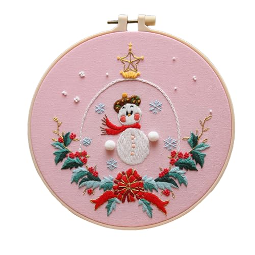 Lambo Weihnachtsstickerei-Set Ornamente | Kreuzstich-Kits zum Selbermachen, Stickset, Weihnachtsstrumpfornamente für Erwachsene und Lambo Weihnachtsstickerei-Set Ornamente | Kreuzstich-Kits zum Selbermachen, Stickset, Weihnachtsstrumpfornamente für Erwachsene und von Lambo