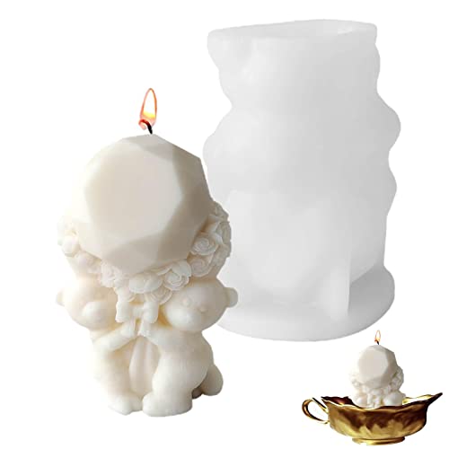 Seifenform, Bär, Blume, Herz, Silikonform, Kerzenform, Silikonform, für die Herstellung von Kerzen, Seife, Aromatherapie, Dekoration des Hauses Seifenform, Bär, Blume, Herz, Silikonform, Kerzenform, Silikonform, für die Herstellung von Kerzen, Seife, Aromatherapie, Dekoration des Hauses von Lambo