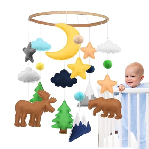 Tierbett für Babys, Kindergarten mit Tiermotiven Dschungel, Windspiel, zum Aufhängen, Dekoration für Kinderzimmer, Wohnzimmer, Krankenhaus Tierbett für Babys, Kindergarten mit Tiermotiven Dschungel, Windspiel, zum Aufhängen, Dekoration für Kinderzimmer, Wohnzimmer, Krankenhaus von Lambo
