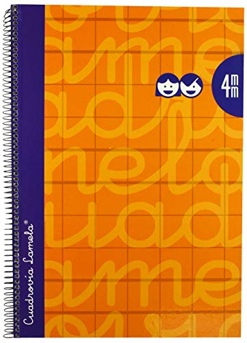 LAMELA 99-N Notizblock spiralgebunden, A4, C.4, orange von Lamela