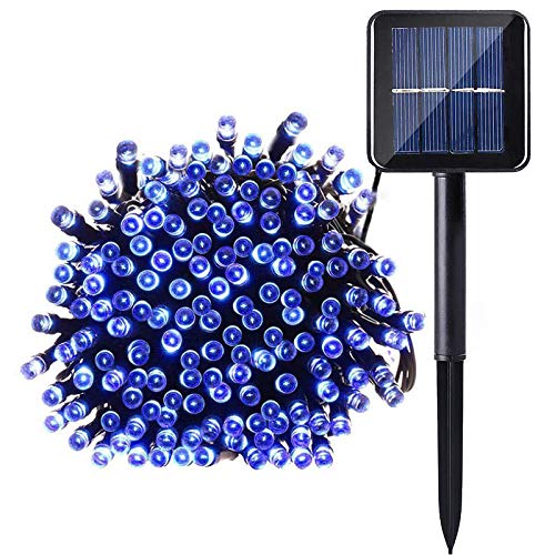 Lamker 20M 200er LEDs Lichterketten Solar Außen Blau LED Lichterkette Wasserdicht Grünes Kabel 8 Modi Dimmbar Solarlichterkette Beleuchtung Deko für Garten Terrasse Balkon Tor Hof Hochzeit Lamker 20M 200er LEDs Lichterketten Solar Außen Blau LED Lichterkette Wasserdicht Grünes Kabel 8 Modi Dimmbar Solarlichterkette Beleuchtung Deko für Garten Terrasse Balkon Tor Hof Hochzeit von Lamker