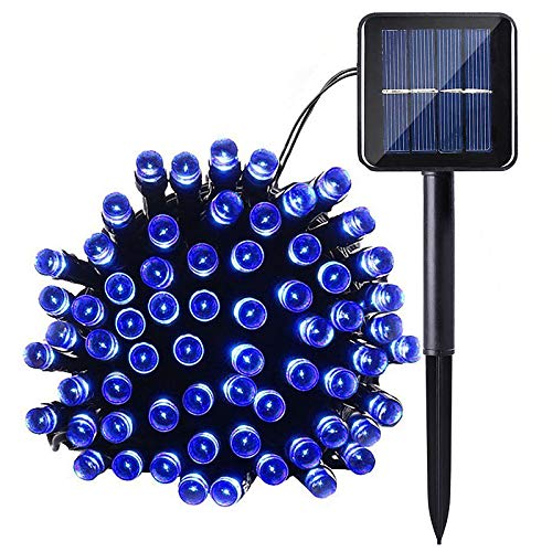 Lamker 5M 50er LEDs Lichterketten Solar Außen Blau LED Lichterkette Wasserdicht Grünes Kabel 8 Modi Dimmbar Solarlichterkette Beleuchtung Deko für Garten Terrasse Balkon Tor Hof Hochzeit Lamker 5M 50er LEDs Lichterketten Solar Außen Blau LED Lichterkette Wasserdicht Grünes Kabel 8 Modi Dimmbar Solarlichterkette Beleuchtung Deko für Garten Terrasse Balkon Tor Hof Hochzeit von Lamker