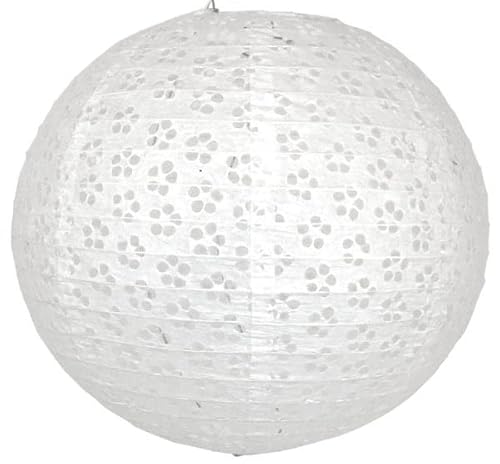 5 x Lampion eyelet weiß 35 cm von Lampion-Lampionnen