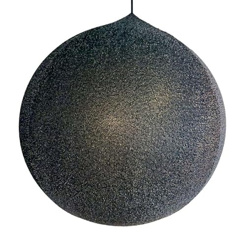 Aufblasbarer Glitzerball Schwarz 40 cm - Schwer entflammbar von Lampion-Lampionnen