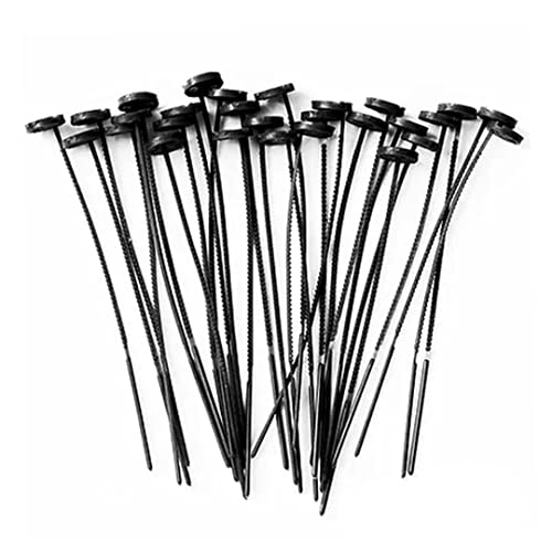 30 Stücke Schnellknopfbefestigungswerkzeug No-Sew-Taste Button Fasten Black Schwarz von Lamppdcor