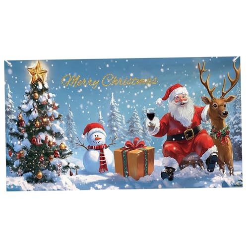 Garage Door Cover Weihnachten Garagentor Banner 7x16 ft Frohe Weihnachten Garagentor -Deckung Weihnachtshintergrund Ost hängende Garagentor Wandbilder mit Begrommet für Weihnachtspartydekorationen, W Garage Door Cover Weihnachten Garagentor Banner 7x16 ft Frohe Weihnachten Garagentor -Deckung Weihnachtshintergrund Ost hängende Garagentor Wandbilder mit Begrommet für Weihnachtspartydekorationen, W von Lamppdcor