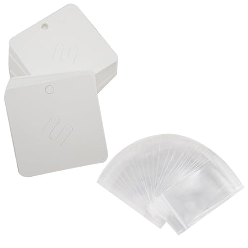 Lamppdcor 50pcs Brosche Pins Karte 3x3 Zoll mit transparenten Beutel weißer Ring -Ohrring -Tags für Schmuck Display Lamppdcor 50pcs Brosche Pins Karte 3x3 Zoll mit transparenten Beutel weißer Ring -Ohrring -Tags für Schmuck Display von Lamppdcor