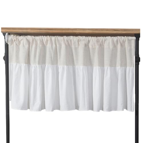 Lamppdcor 59x24 -Zoll -Küchenvalancen für Fenster, rustikales Bauernhausvölker von Lamppdcor