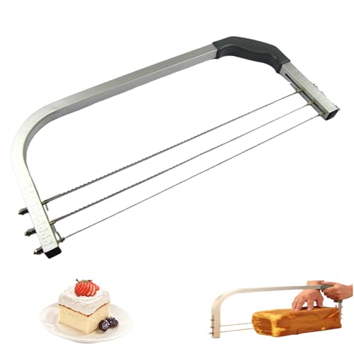 Lamppdcor Cake Leveler Verstellbares Edelstahl mit 3 Drähten zum DIY -Backen Lamppdcor Cake Leveler Verstellbares Edelstahl mit 3 Drähten zum DIY -Backen von Lamppdcor