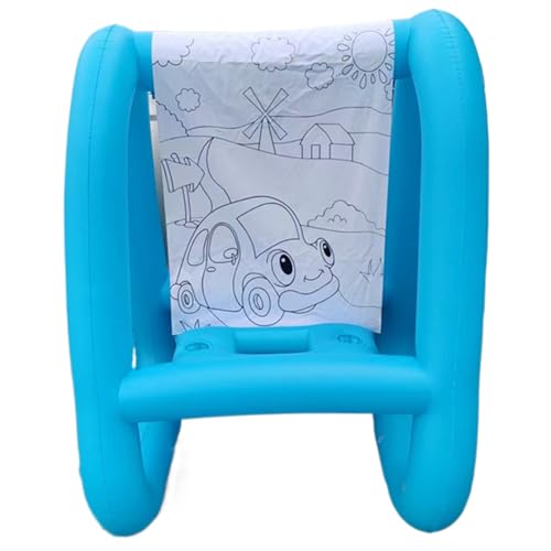 Lamppdcor Zeichenbrett für Kinder, Kleinkind PVC Waschable aufblasbare 3-in-1-Outdoor-Staffelei für Farbe & Spiel (Keine Kunstbedarf) von Lamppdcor