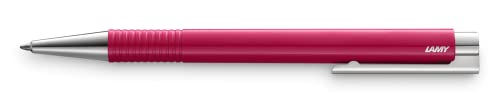 LAMY logo M+ Kugelschreiber 204 aus bruchfestem Kunststoff in der Farbe raspberry mit verchromter Spitze und Drücker, inkl. Großraummine LAMY M 16 Strichbreite M in schwarz LAMY logo M+ Kugelschreiber 204 aus bruchfestem Kunststoff in der Farbe raspberry mit verchromter Spitze und Drücker, inkl. Großraummine LAMY M 16 Strichbreite M in schwarz von Lamy