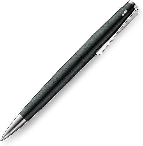 Lamy 1235736 studio Kugelschreiber 269 – Zeitloser Kuli in der Farbe Schwarz-Grün aus rostfreiem Edelstahl und propellerförmigem Clip – Stichbreite M Lamy 1235736 studio Kugelschreiber 269 – Zeitloser Kuli in der Farbe Schwarz-Grün aus rostfreiem Edelstahl und propellerförmigem Clip – Stichbreite M von Lamy