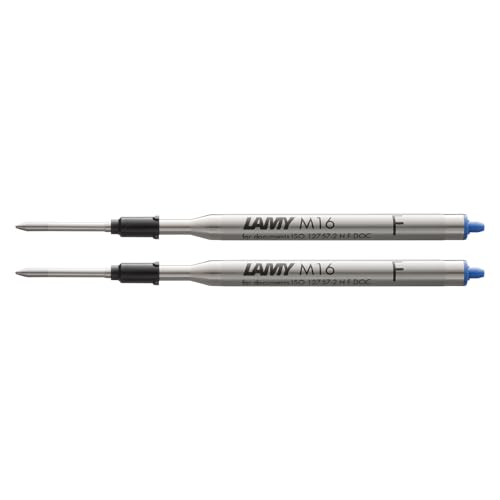 LAMY M 16 Mine 801 – Kugelschreiber-Mine aus Metall in der Farbe Blau – Strichbreite B von Lamy