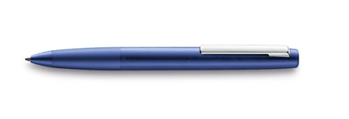 LAMY aion Kugelschreiber 277 – Moderner Kuli in der Farbe Dunkelblau aus einem nahtlos aus Aluminium tiefgezogenen Gehäuseteil – Rotationsgebürstete Oberfläche – Stichbreite M von Lamy