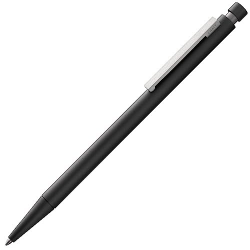 LAMY cp1 twin pen Multifunktionsschreibgerät 656 – Schreiber aus Edelstahl mit abgefedertem Clip und Radiergummi – Kugelschreiber-Mine M 21 schwarz – Strichbreite M /Druckbleistift Mine M 41 (0,5) HB von Lamy