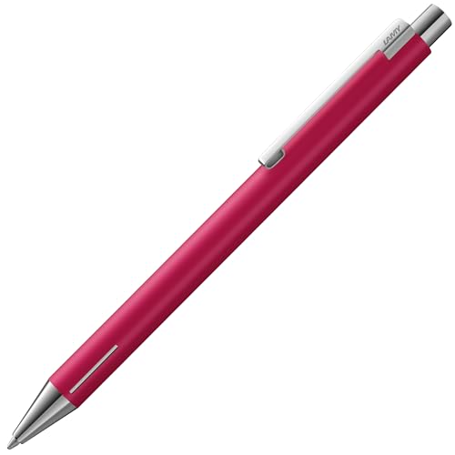 Lamy econ raspberry matt Kugelschreiber - funktionaler Kuli mit Gehäuse aus Edelstahl - mit markantem gebogenen Clip & innovativer Griffzone - inkl. Großraummine M 16 in Strichbreite M in schwarz Lamy econ raspberry matt Kugelschreiber - funktionaler Kuli mit Gehäuse aus Edelstahl - mit markantem gebogenen Clip & innovativer Griffzone - inkl. Großraummine M 16 in Strichbreite M in schwarz von Lamy