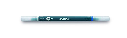LAMY ink-x Tintenlöscher – Tintenlöscher in der Farbe Petrol aus Kunststoff mit Löschspitze und Korrekturspitze – Spitze M, 1231401 von Lamy