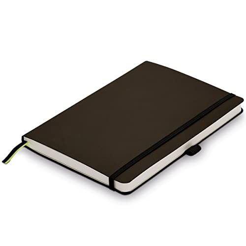 LAMY paper Softcover A6 Notizbuch 810 – Format DIN A6 (102 x 144 mm) in schwarz mit Lamy-Lineatur, 192 Seiten und elastischem Verschlussband von Lamy