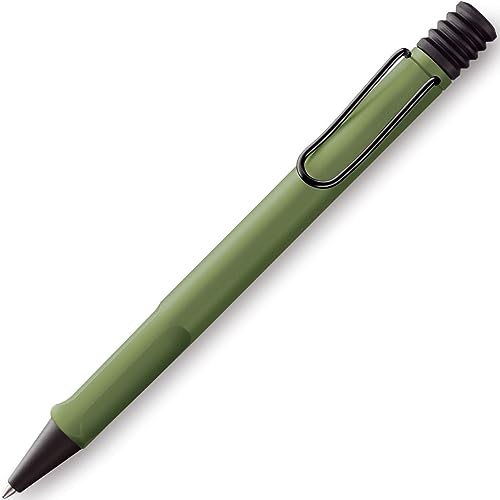 LAMY safari moderner Kugelschreiber 241 aus robustem Kunststoff in savannah mit ergonomischem Griff und selbstfederndem Metallclip, inkl. Großraummine LAMY M 16 M schwarz LAMY safari moderner Kugelschreiber 241 aus robustem Kunststoff in savannah mit ergonomischem Griff und selbstfederndem Metallclip, inkl. Großraummine LAMY M 16 M schwarz von Lamy