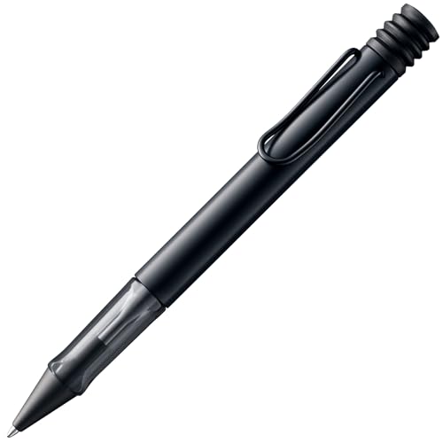 LAMY AL-star leichter Kugelschreiber 271 aus Aluminium in schwarz mit ergonomischem Griff und selbstfederndem Metallclip, inkl. Großraummine LAMY M 16 M von Lamy