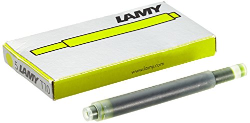 Lamy 1230659 T 10 charged green Tintenpatrone für Füllfederhalter grün von Lamy