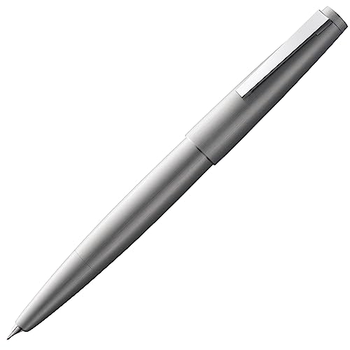 Lamy 2000 silver Füller – edler Füllfederhalter im samtmatt polierten Gehäuse aus Edelstahl – 14 kt. Goldfeder, partiell platiniert & in Strichbreite B Lamy 2000 silver Füller – edler Füllfederhalter im samtmatt polierten Gehäuse aus Edelstahl – 14 kt. Goldfeder, partiell platiniert & in Strichbreite B von Lamy